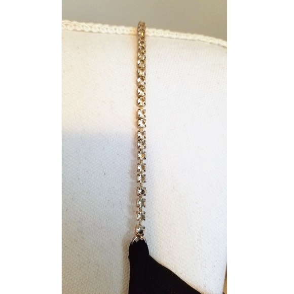 F21 Black, Asymmetrical, Rhinestone-Strap Dress - Picture 3 of 8